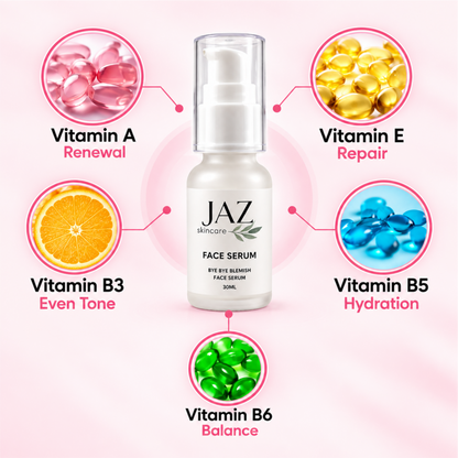 JAZ Bye Bye Blemish Serum — Treatment For Acne Marks & Blemishes